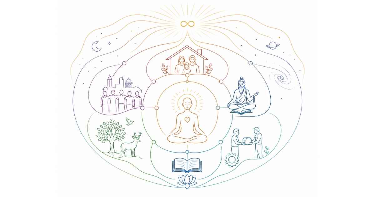 Is There Anything Called an Individual? Dharma, Mokṣa, and the Web We Are Born Into